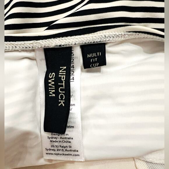 Nip Tuck Swim Sorrento Stripe Joanne One Piece Size 12 - Picture 12 of 14